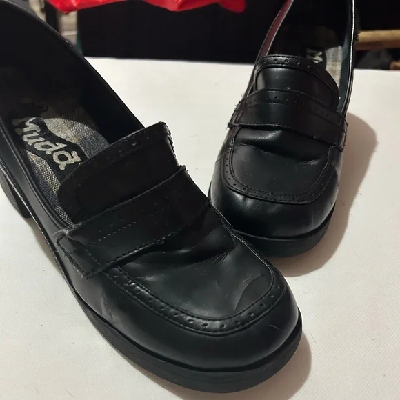 Vintage mudd platform loafers - Picture 6 of 14